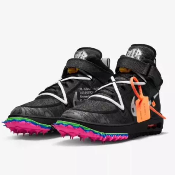 ? Nike x Off-White Air Force 1 Mid SP “Black” – Size 13– DO6290-001 main image 4